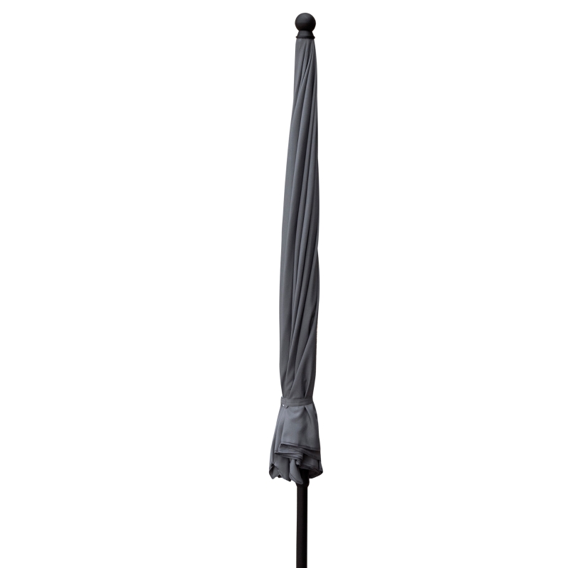 Sombrilla de Jardín Aktive Garden Protección UV30, 240x240x230 Cm, Gris