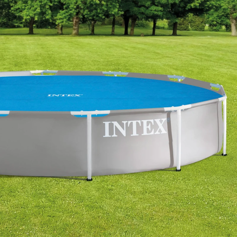 Cobertor Solar INTEX para Piscinas Ø366 Cm (Cobertor Ø348 Cm), Azul
