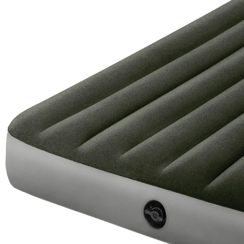Colchón Hinchable Doble Prestige Downy con Hinchador Eléctrico 25W, 137x191x25 Cm, Gris