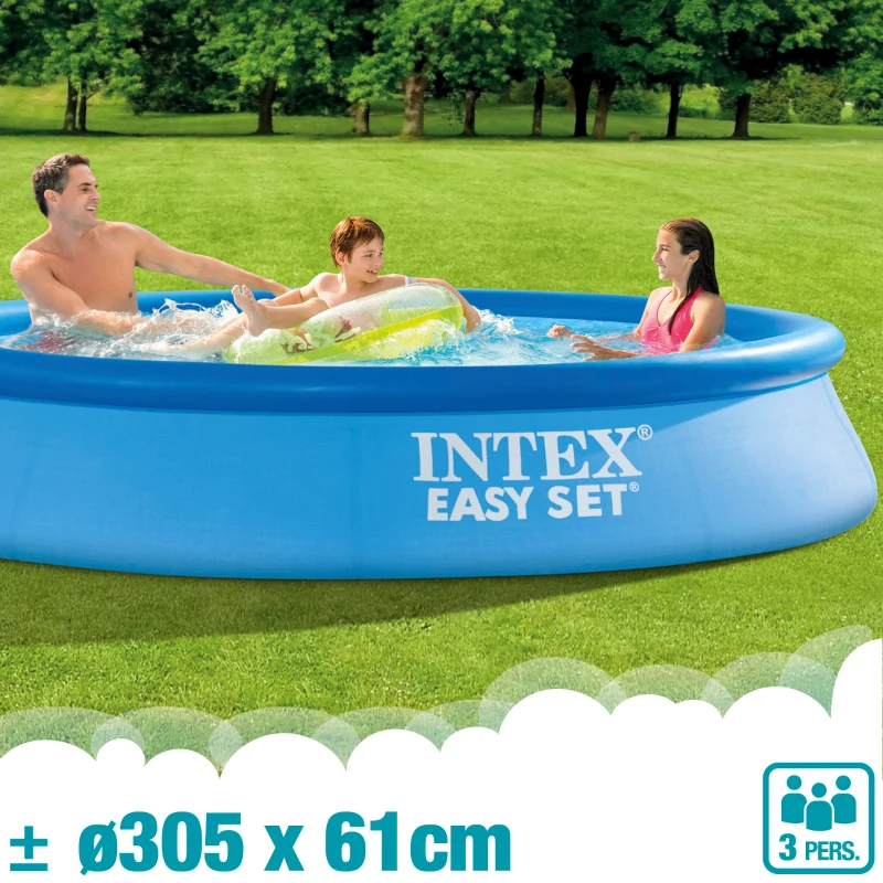 Piscina Hinchable Intex Easy Set con Depuradora, 305x61 Cm, Azul
