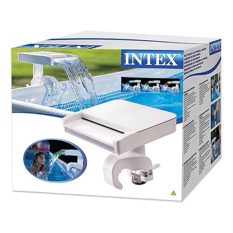 Cascada LED con Generador Hidroeléctrico, 28x33x29 Cm, Multicolor
