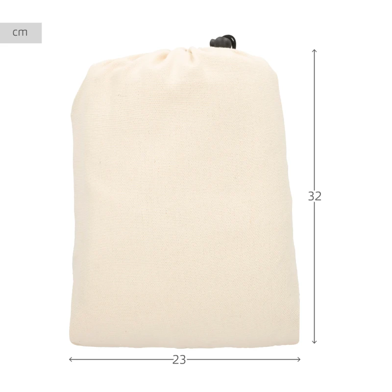 Hamaca Colgante Ultrarresistente Algodón 300 G/m2, 312x150x23 Cm, Beige
