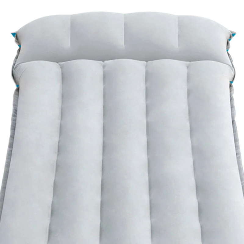 Colchoneta Hinchable Individual INTEX Camping Mats, 67x184x17 Cm, Gris y Azul