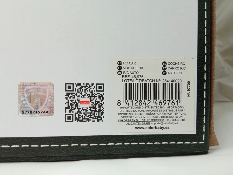 Coche Teledirigido RASTAR Licencia Oficial 1:14 con Luces y Puertas, 36x15,5x9,5 Cm, Rojo