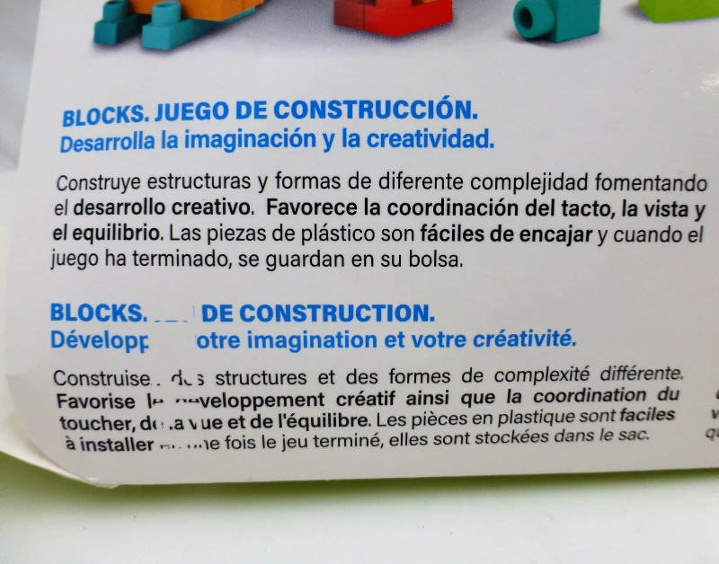 Bloques de Construcción Flexi 52 Piezas, 23x8x31 Cm, Multicolor