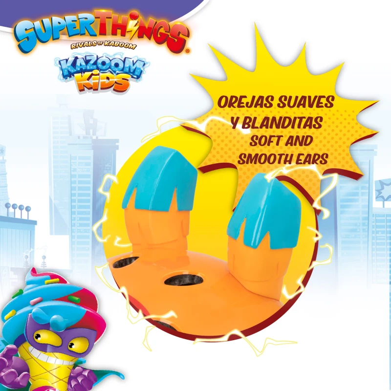 Casco Infantil para Patinete 3D Smash Crash SuperThings, 20,5x24,5x20 Cm, Multicolor