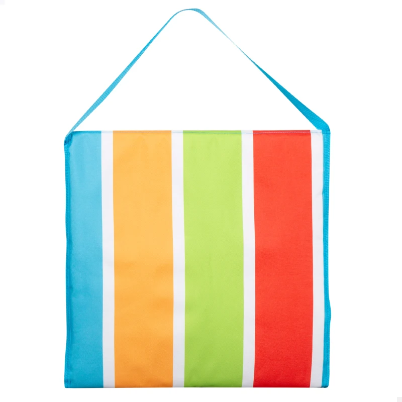 Esterilla de Playa Aktive Acolchada Reclinable, 52x5x52 Cm, Multicolor