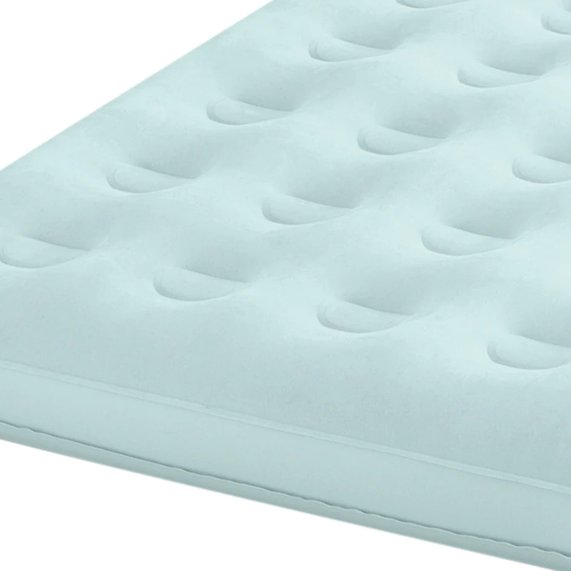 Colchón Hinchable Infantil Osito con Colchón Extraíble Fiber-Tech, 114x178x71 Cm, Crema