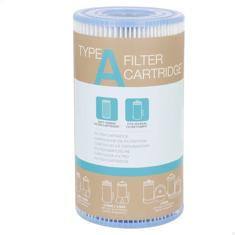Cartucho Filtro Repuesto Tipo A, 20,2x10,8x5 Cm, Blanco