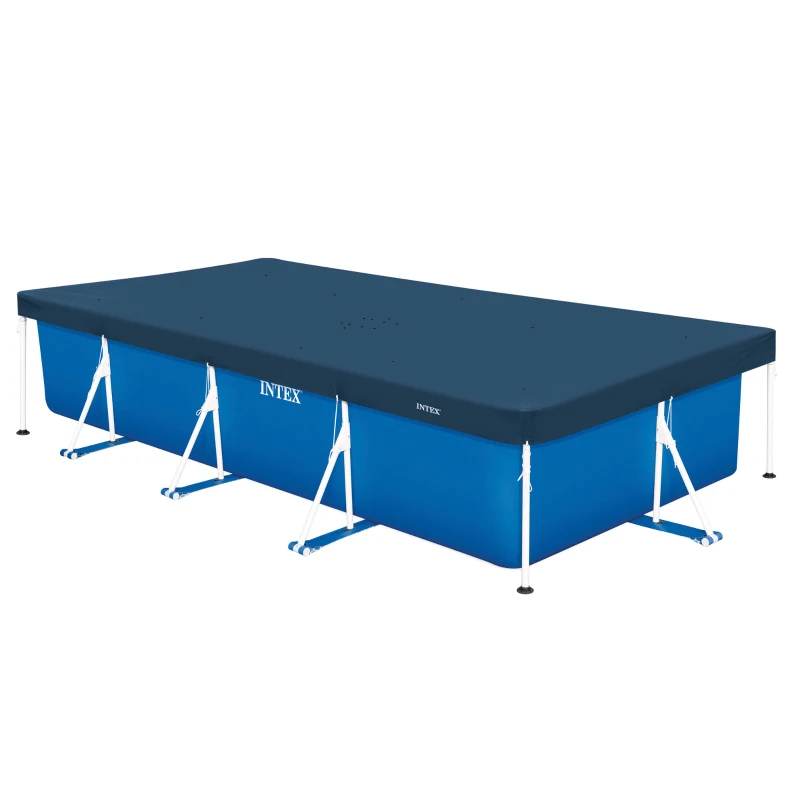 Cobertor Rectangular Intex con Voladizo 20 Cm, 460x226 Cm, Azul Marino