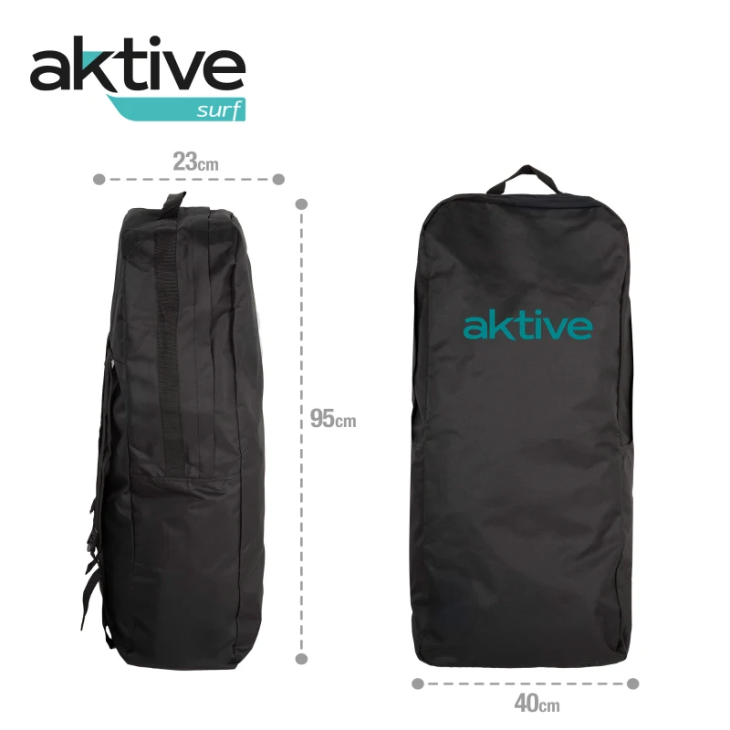 Tabla Paddle Surf Hinchable All-Round Iniciación, 320x81x15 Cm, Verde Azulado