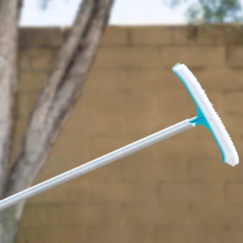Cepillo Curvado para Pared de Piscina, 41 Cm, Azul