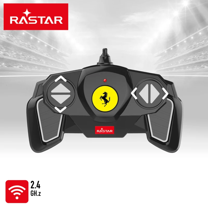 Coche Radiocontrol Licencia Ferrari FXX K Evo Escala 1:18, 27x11x7 Cm, Rojo