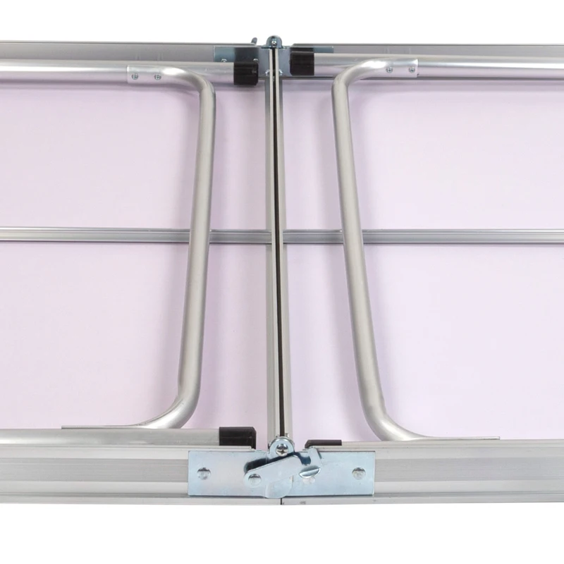 Mesa Ping Pong Plegable de Camping, Aluminio 25 Mm y Tablero MDF Antideslizante, 160x80x70 Cm, Azul