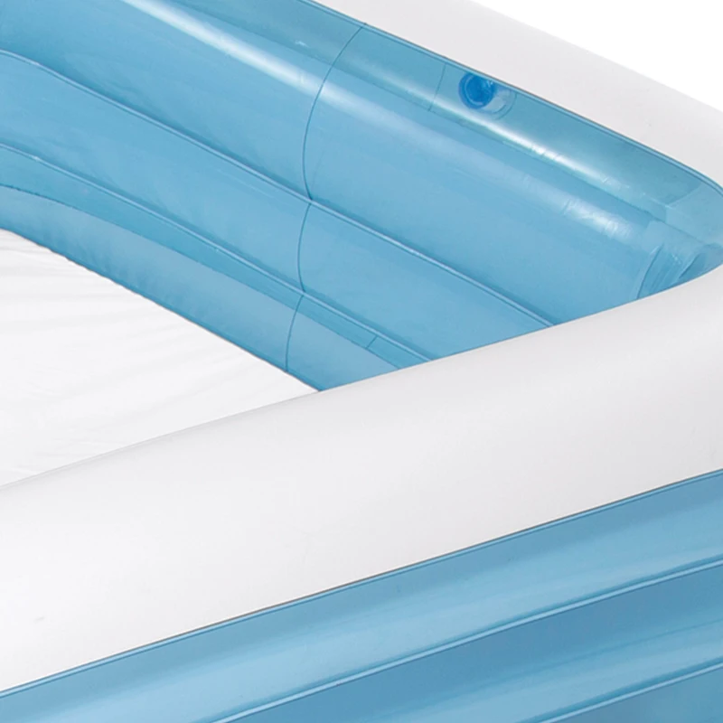 Piscina Hinchable Rectangular Intex 3 Cámaras, 305x183x56 Cm, Azul Turquesa