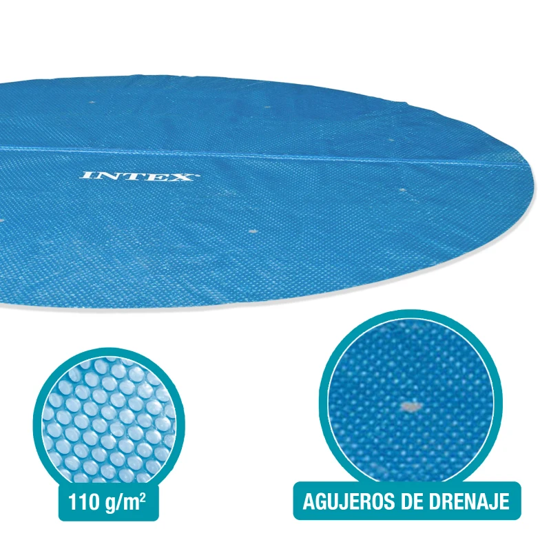 Cobertor Solar 206 Cm para Piscinas 244 Cm, Azul