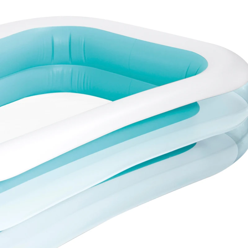 Piscina Hinchable Intex Rectangular, 262x175x56 Cm, Verde y Blanco