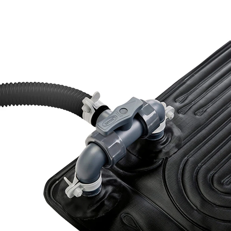 Alfombra Calentadora Solar Intex para Piscina Desmontable, 120x120 Cm, Negro