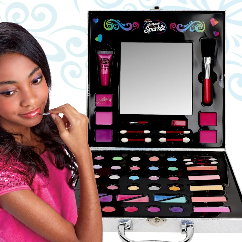 Maletín de Maquillaje Infantil Shimmer 'N Sparkle, 25,5x5x27,5 Cm, Rosa