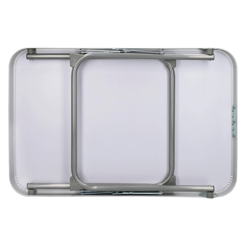Mesa Plegable Baja Aktive Camping, 60x40x40 Cm, Blanco
