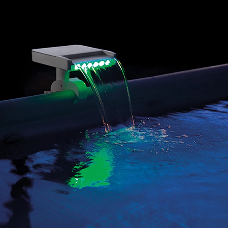 Cascada LED con Generador Hidroeléctrico, 28x33x29 Cm, Multicolor