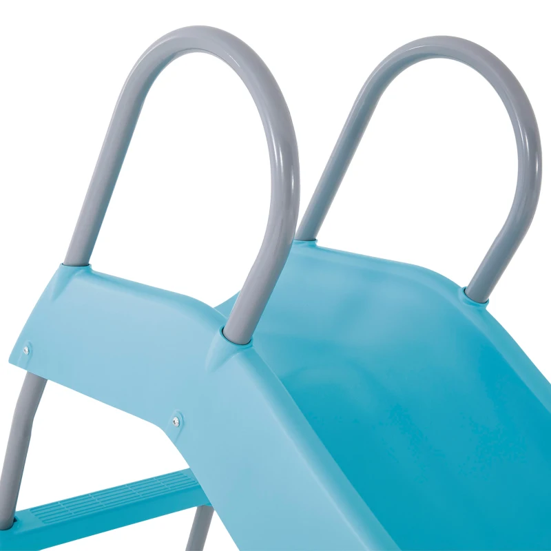 Tobogán Infantil 2 Escalones, 84x196x119 Cm, Azul Cielo