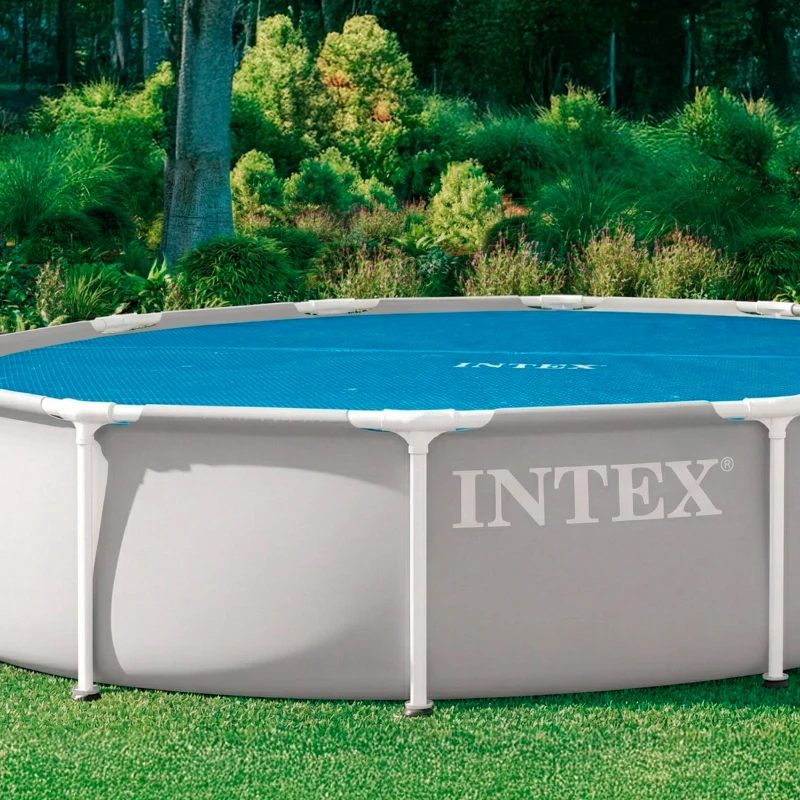 Cobertor Solar Intex para Piscina Redonda, Ø206 Cm, Azul