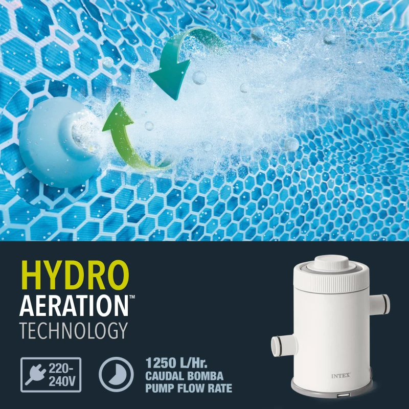 Depuradora de Cartucho INTEX C330, 1.250 L/h, 28x26x35 Cm, Blanco