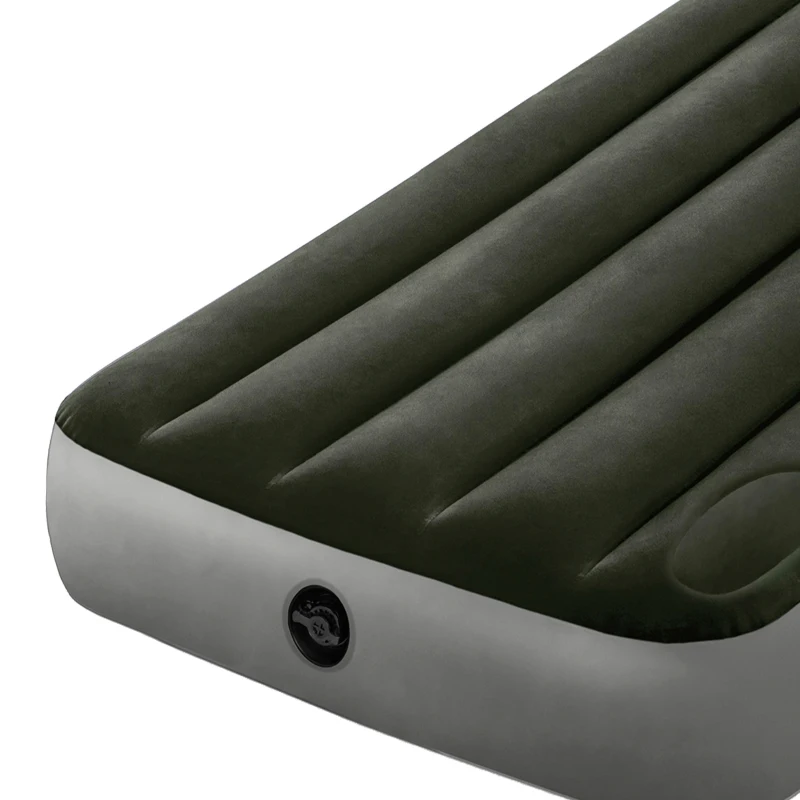Colchón Hinchable Individual INTEX Dura-Beam Fiber-Tech Downy, 191x76x25 Cm, Azul