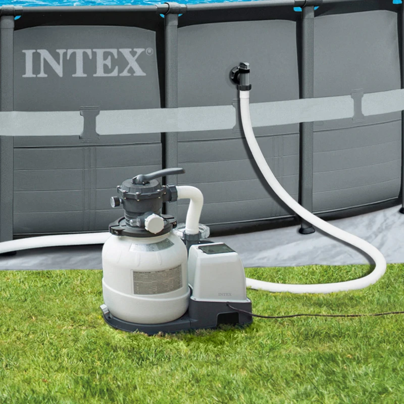 Depuradora de Arena Intex Krystal Clear, 12.000 L/h, 0,75 HP, 70x46,5x57 Cm, Azul