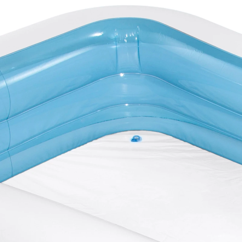 Piscina Hinchable Rectangular Intex 3 Cámaras, 305x183x56 Cm, Azul Turquesa