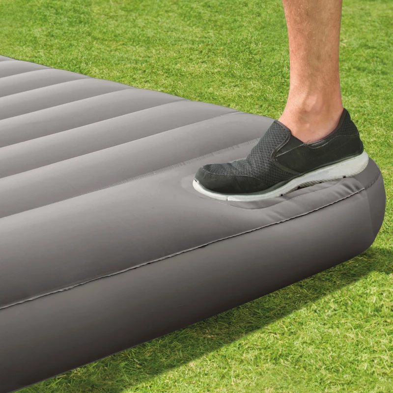 Colchón Hinchable Individual INTEX Dura-Beam Fiber-Tech Downy, 191x76x25 Cm, Azul