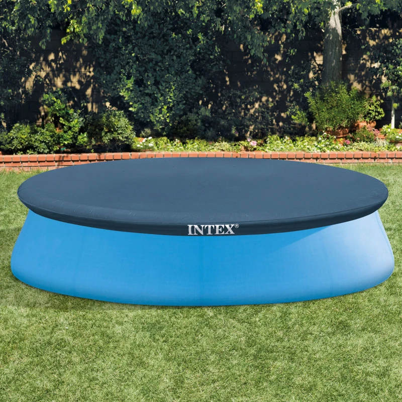 Cobertor para Piscina Hinchable Vinilo 0,18 Mm, 305 Cm Diámetro, Azul