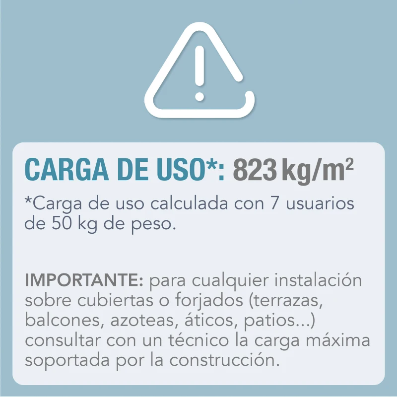 Piscina Desmontable Prism Frame Clearview con Depuradora 5,678 L/h, Ø488x122 Cm, Gris Claro
