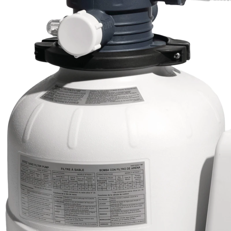 Depuradora Arena Intex Krystal Clear 10.500 L/h, 0,60 CV, 60x41,5x67,5 Cm, Azul