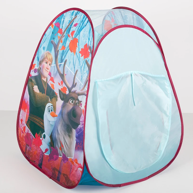 Tienda de Campaña Infantil Pop Up Licencia Oficial Frozen II, 75x75x90 Cm, Azul