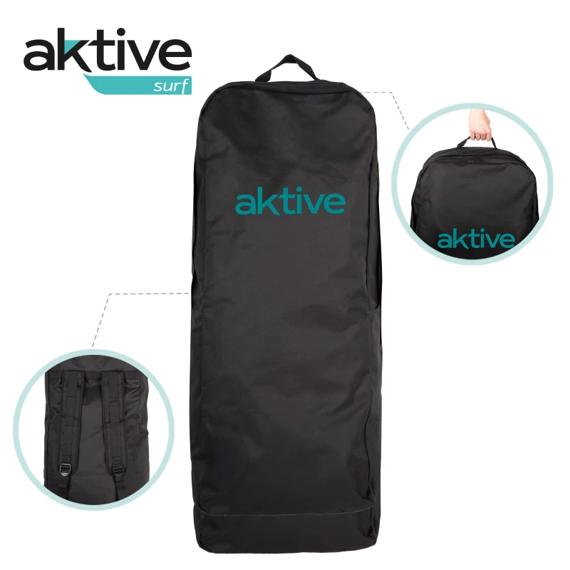 Tabla Paddle Surf Hinchable All-Round Iniciación, 320x81x15 Cm, Verde Azulado