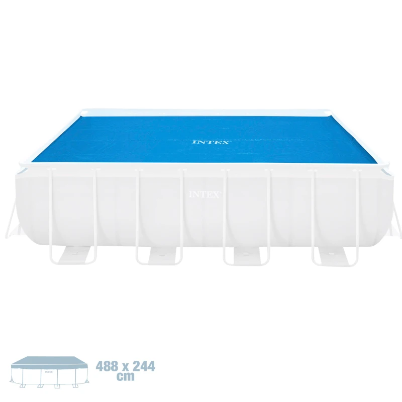 Cobertor Solar Intex para Piscinas Rectangulares, 476x234 Cm, Azul