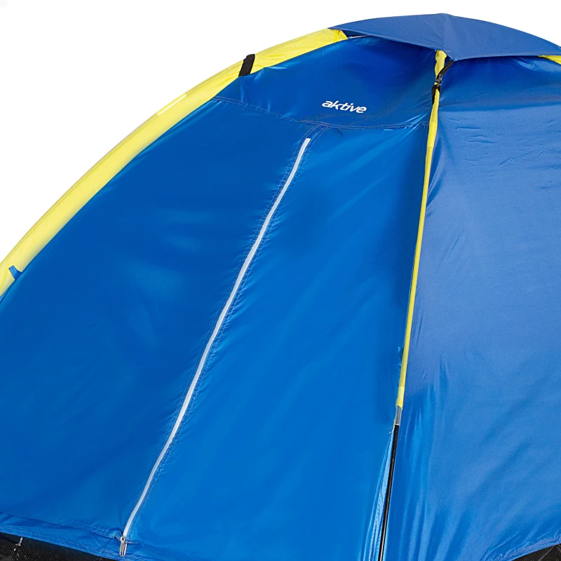 Tienda de Campaña para 2 Personas Impermeable, 200x120x100 Cm, Azul