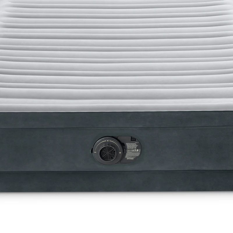 Colchón Hinchable Fiber-Tech Comfort-Plush, 137x191x33 Cm, Gris