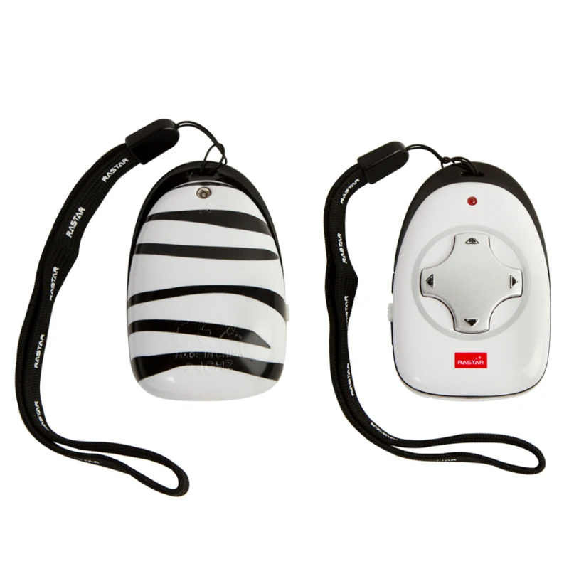 Maleta Teledirigida Infantil Diseño Cebra, 31x25x42 Cm, Blanco y Negro