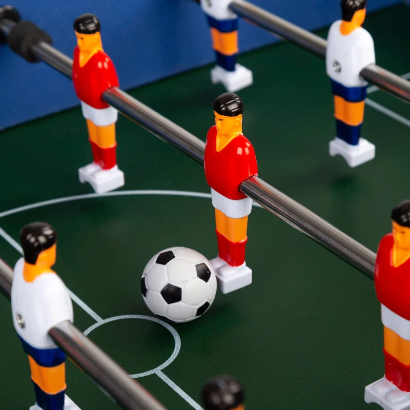Futbolín Sobremesa 18 Jugadores, 69x37x24 Cm, Madera