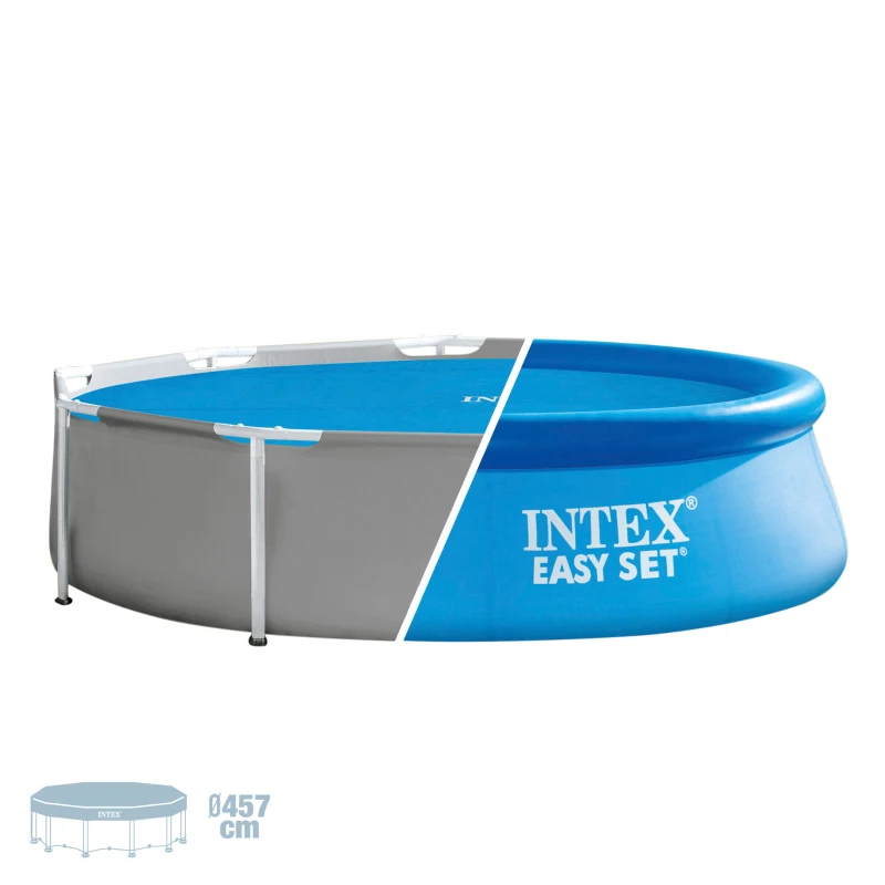 Cobertor Solar Intex para Piscinas Ø457 Cm, Ø448 Cm, Azul