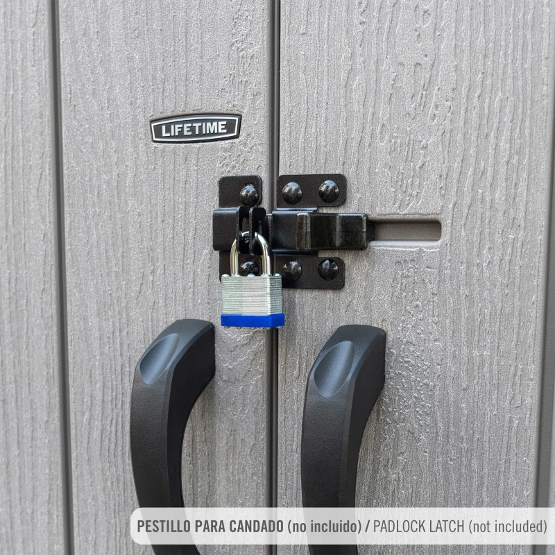 Armario Exterior Vertical Rough Cut™ de 1445 Litros, 143x74x174 Cm, Marrón