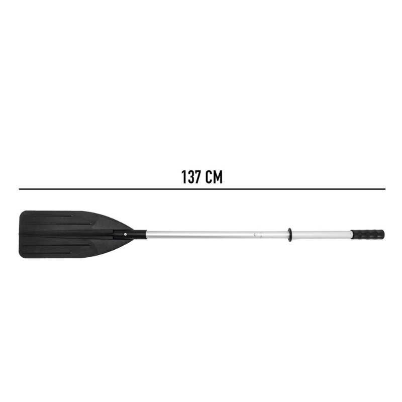 Set de 2 Remos Desmontables de Aluminio, 137 Cm, Gris