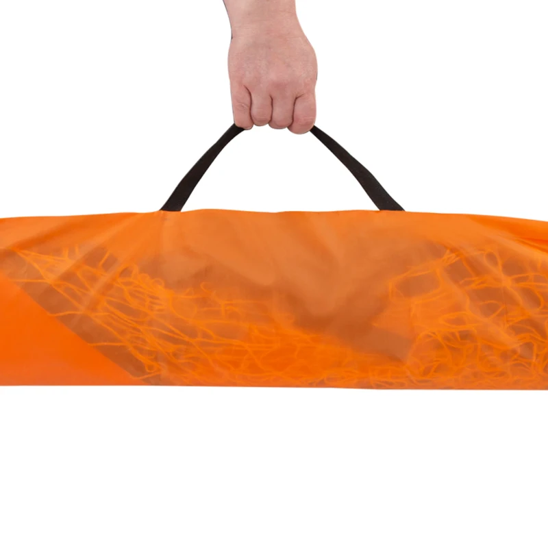 Portería de Fútbol Plegable Aktive Sports, 200x100x100 Cm, Negro y Naranja