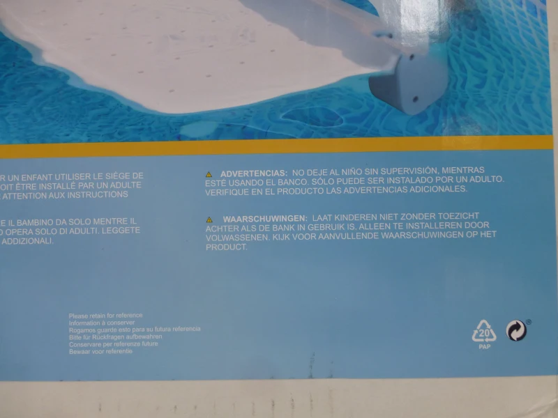 Asiento Ajustable para Piscina Desmontable INTEX, 51,5x25x61,5 Cm, Blanco