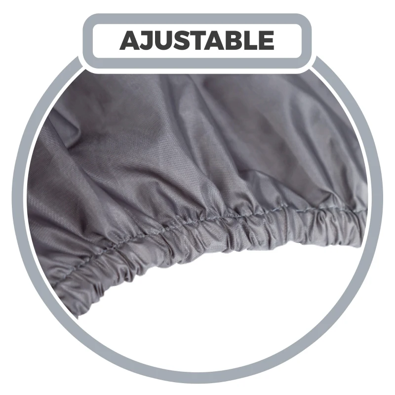 Funda Protectora para Mesa de Jardín Aktive Garden, Poliéster 60 GSM, 240x130x60 Cm, Gris