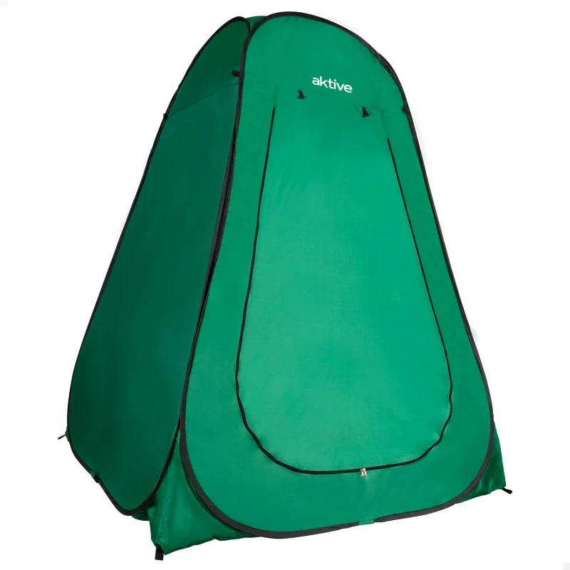Tienda Cambiador Portátil con Suelo, 150x150x190 Cm, Verde