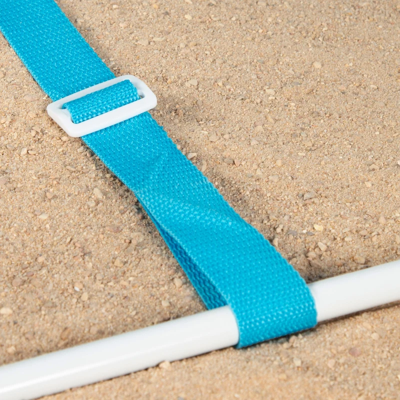 Esterilla de Playa Aktive Acolchada Reclinable, 52x5x52 Cm, Multicolor